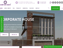 Tablet Screenshot of ambitbiomedix.com